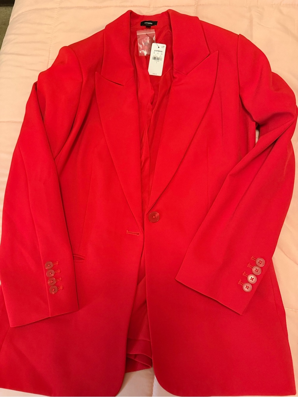 Express Red Blazer